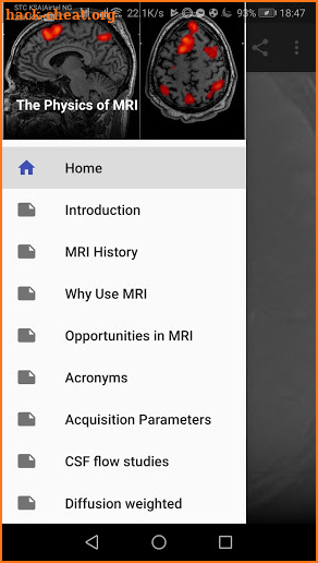 Magnetic Resonance Imaging (MRI) Physics screenshot