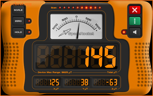 Magnetometer screenshot