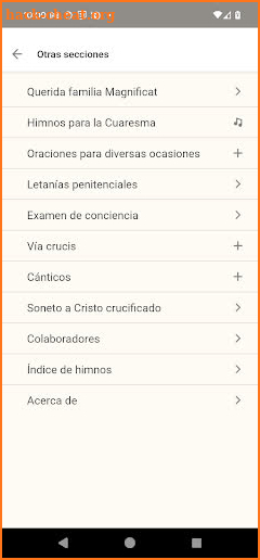 Magnificat Cuaresma 2024 screenshot