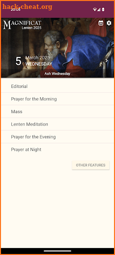 Magnificat Lenten 2025 screenshot