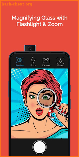 Magnifying Glass with Flashlight - Magnifier App screenshot