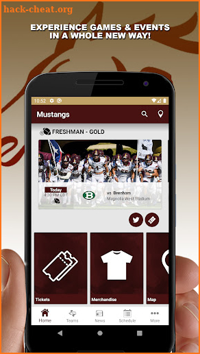 Magnolia West Mustangs screenshot