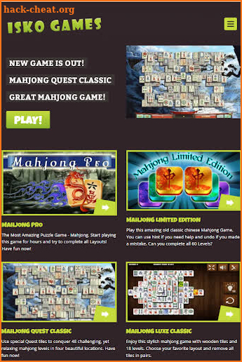 Mahjong Card Games: Solitaire, Hearts, FreeCell screenshot