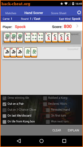 Mahjong Helper & Calculator screenshot