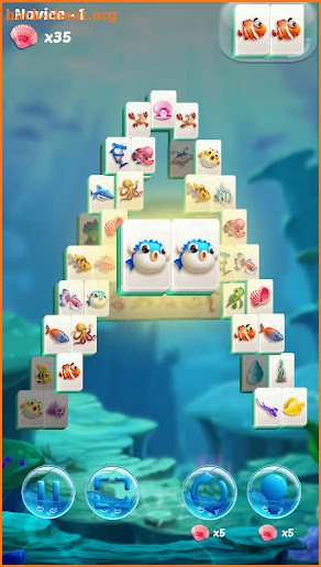 Mahjong Solitaire Fish screenshot