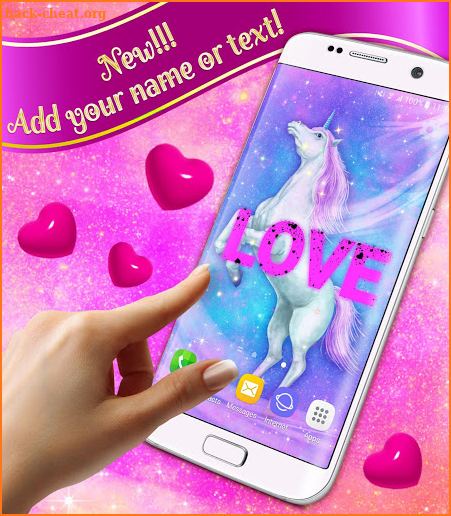 Majestic Unicorn Live Wallpaper screenshot