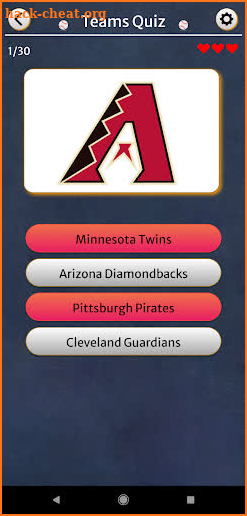 Major League Baseball Trivia screenshot