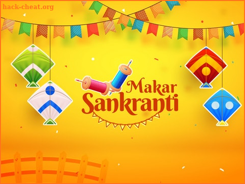 Makar sankranti greeting screenshot