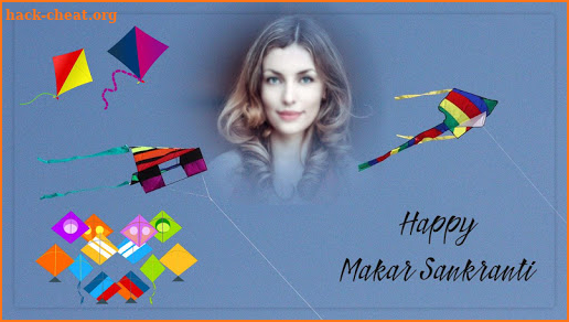 Makar Sankranti photo frame editor screenshot