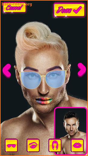 Make Me Girl Photo Editor - Makeup For Men screenshot