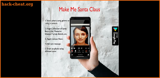 Make Me Santa Claus | Christmas Photo Editor screenshot