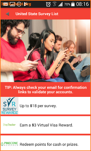 Make Money - Earn money with Survey link. screenshot