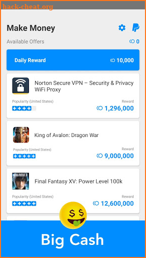 Make Money Now: Big Cash Rewards & Paid Surveys screenshot