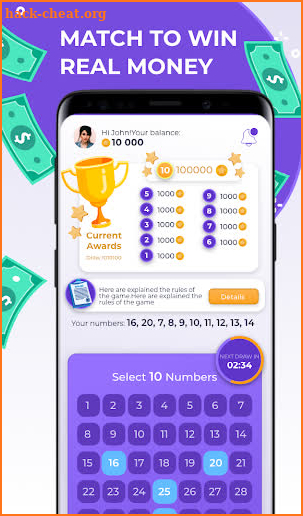 Make money with Lucky Numbers screenshot