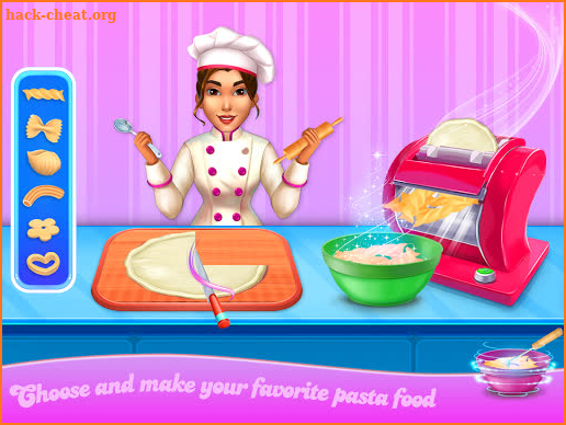 Make pasta cooking kitchen screenshot