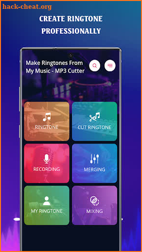 Make Ringtones From My Music -  MP3 Cutter screenshot