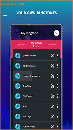 Make Ringtones From My Music -  MP3 Cutter screenshot