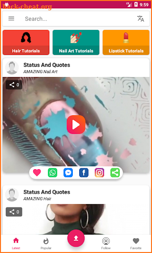 Make-Up & Hair Tutorials screenshot