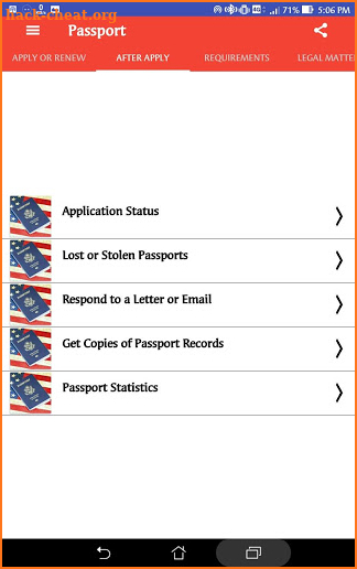 Make U.S. PASSPORT screenshot