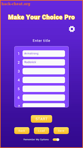 Make Your Choice Pro screenshot