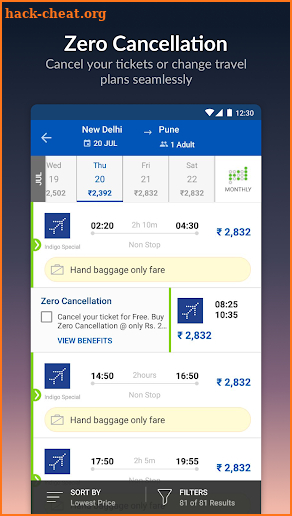 MakeMyTrip-Flight Hotel Bus Cab IRCTC Rail Booking screenshot