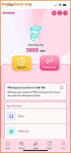 makeTRX screenshot