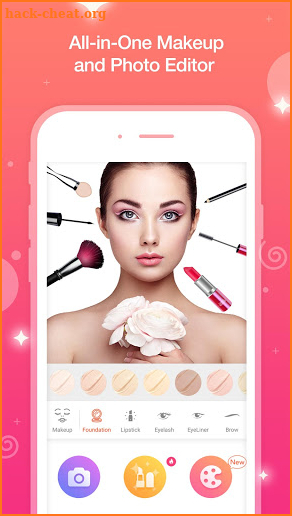 Makeup Camera HD Selfie With Effects, Photo Editor screenshot