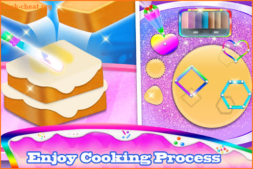 Makeup kit cakes : cosmetic box sweet bakery games screenshot