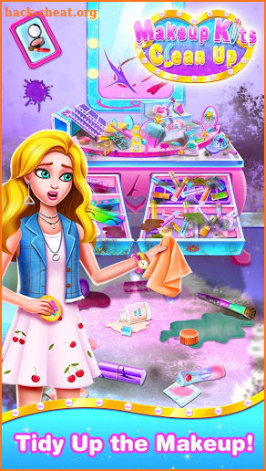 Makeup Kit Cleaning – Girls Tidy Up Game screenshot