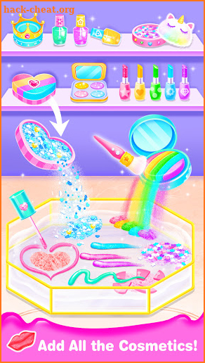 Makeup Kit Slime - Unicorn Slime Games for Girls screenshot