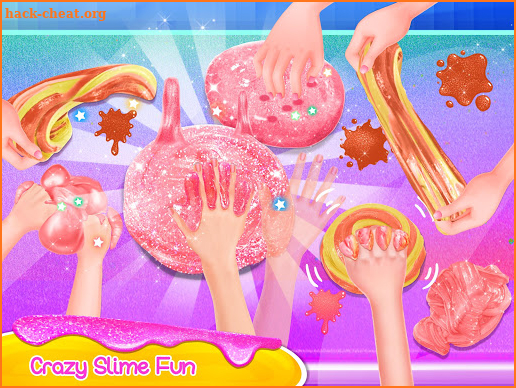 Makeup Slime - Fluffy Rainbow Slime Simulator screenshot