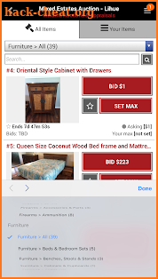 Malama Auctions screenshot