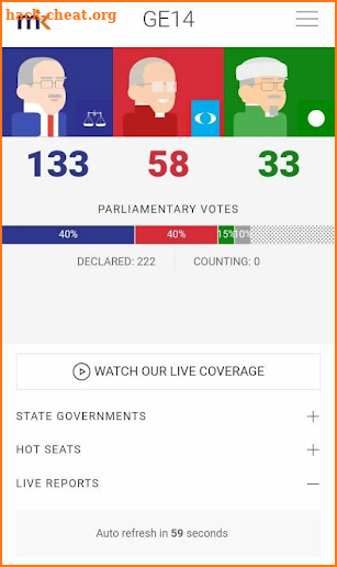 Malaysiakini GE14 Live screenshot