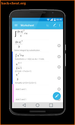 MalMath: Step by step solver screenshot