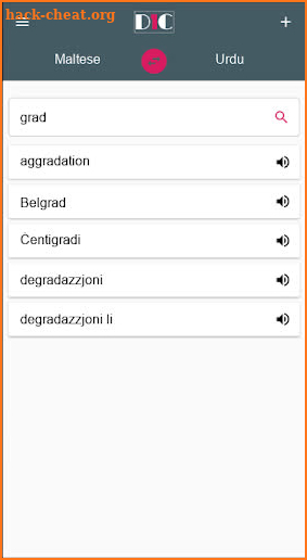Maltese - Urdu Dictionary (Dic1) screenshot