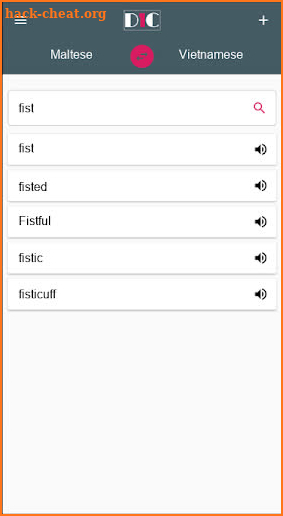 Maltese - Vietnamese Dictionary (Dic1) screenshot