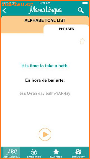 MamaLingua: Learn Spanish screenshot