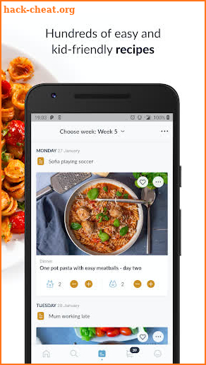 Mambeno - meal plans & recipes screenshot