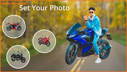 Man Bike Rider Photo Editor screenshot