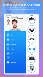 Man HairStyle Photo Editor screenshot