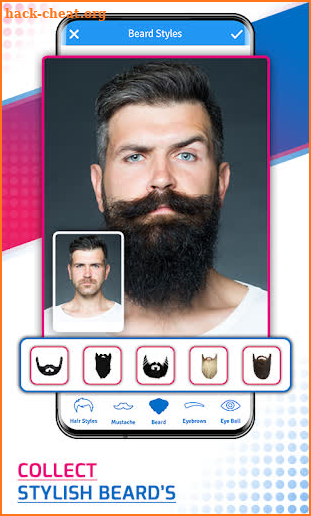 Man Photo Editor & Men HairStyle, Suits, Mustache screenshot