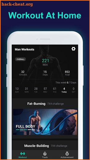 Man Workouts - Abs Workout & Building Muscle screenshot