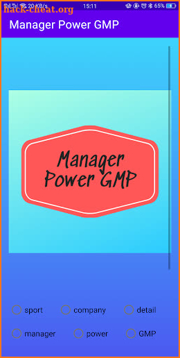 Manager Power GMP screenshot