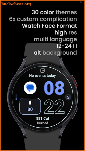 Manager: Wear OS 4 watch face screenshot