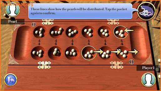 Mancala 3D – Online and Offline strategy game screenshot