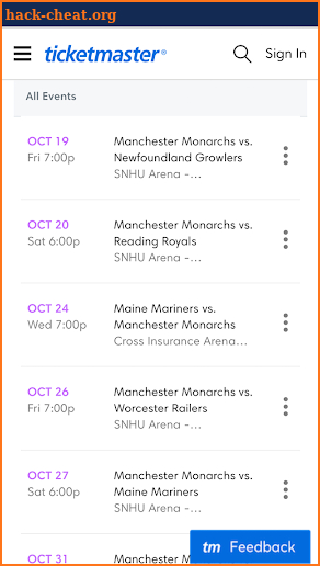 Manchester Monarchs screenshot