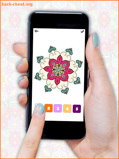 Mandala Color By Number Coloring Book screenshot