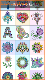 Mandala Coloring Book screenshot