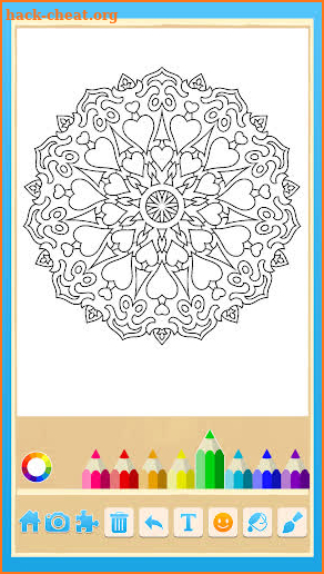 Mandala Coloring Book screenshot