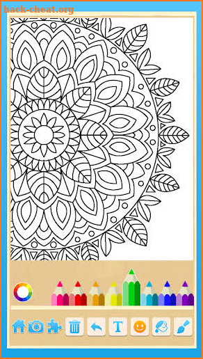 Mandala Coloring Book screenshot